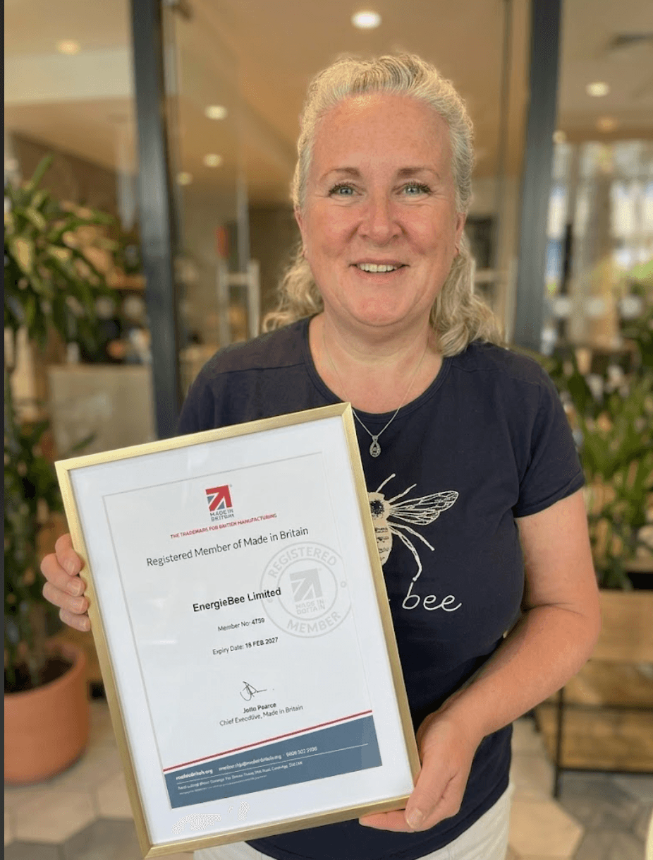 EnergieBee Earns the Made in Britain Mark