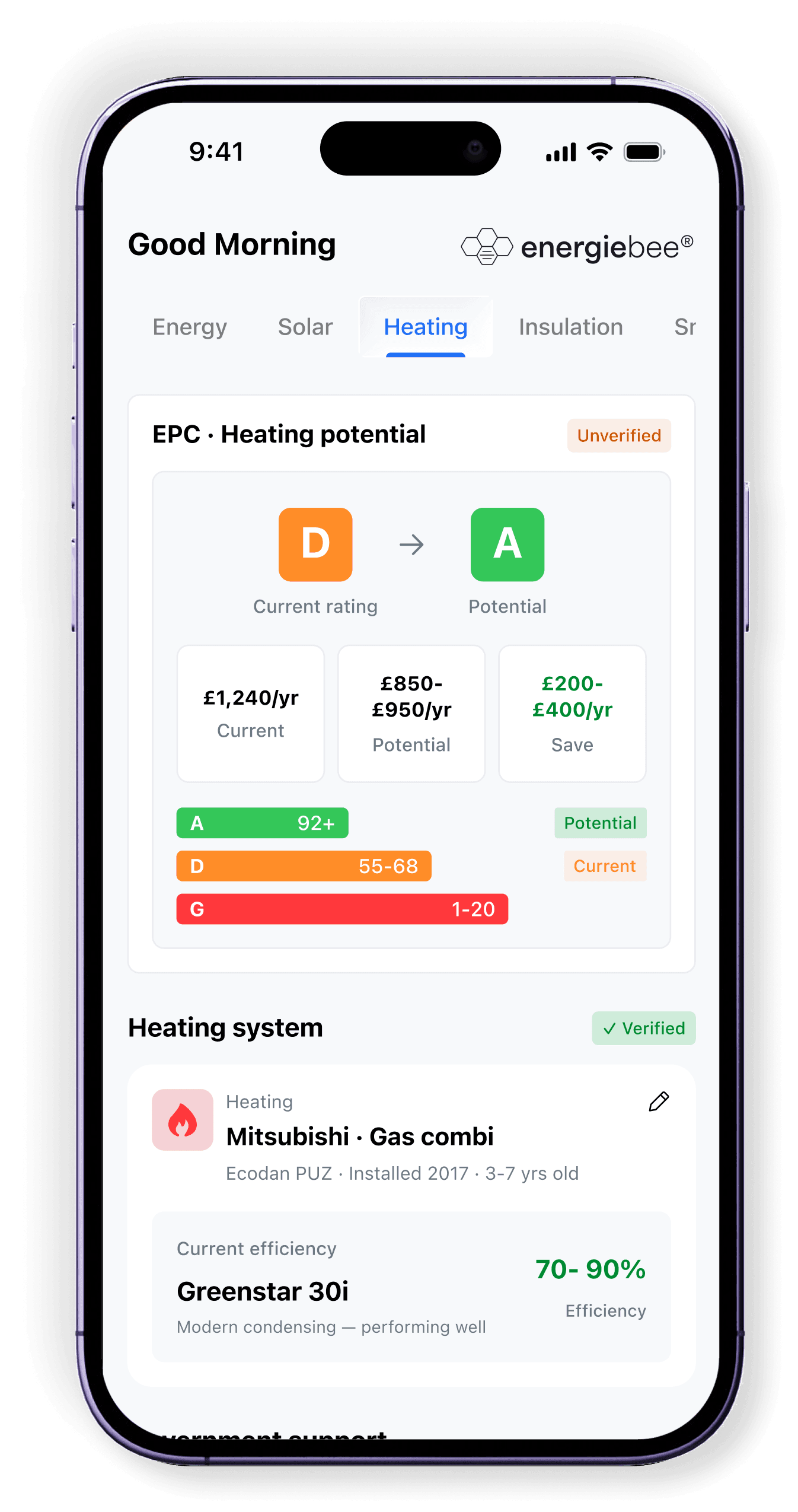 energy dashboard