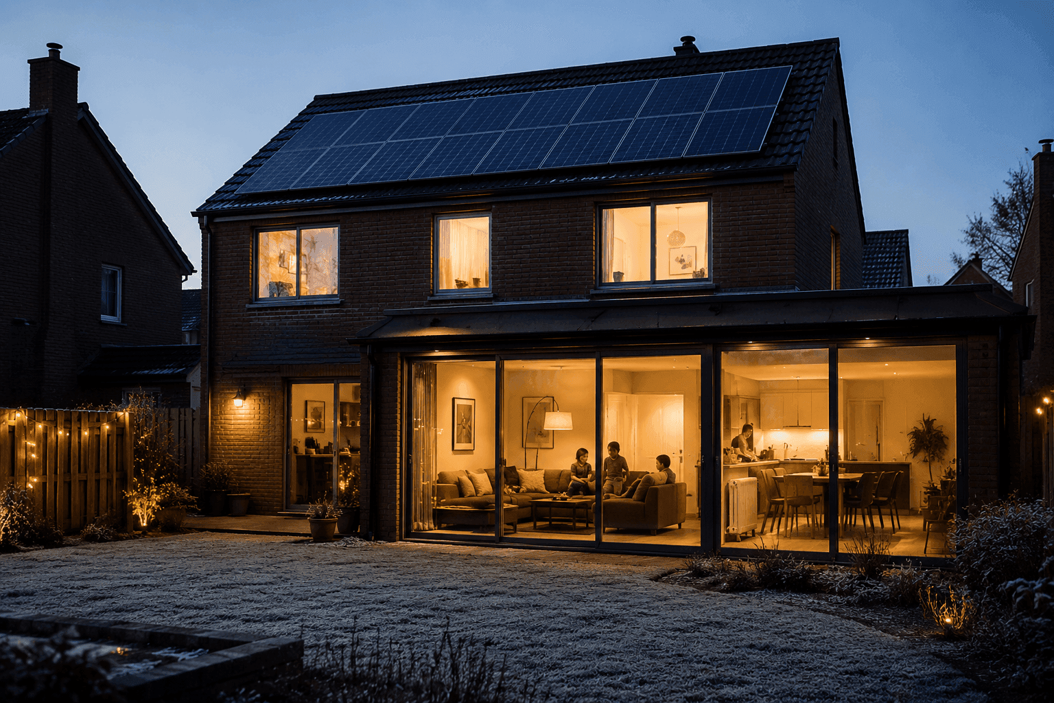 A household energy bill on a kitchen table