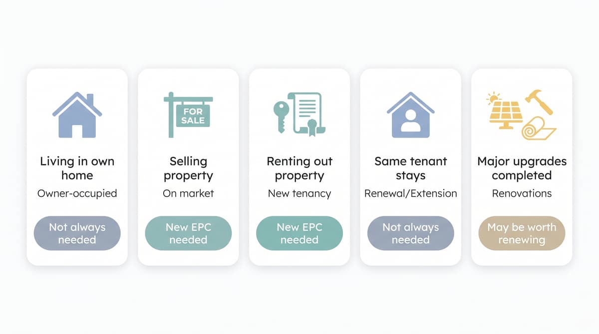 When Do You Need a New EPC?